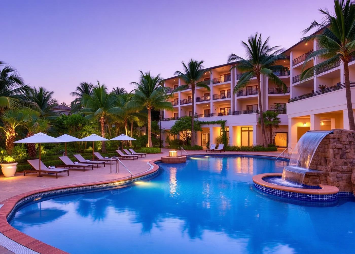 Resort-style swimming pool at RPS Azalea