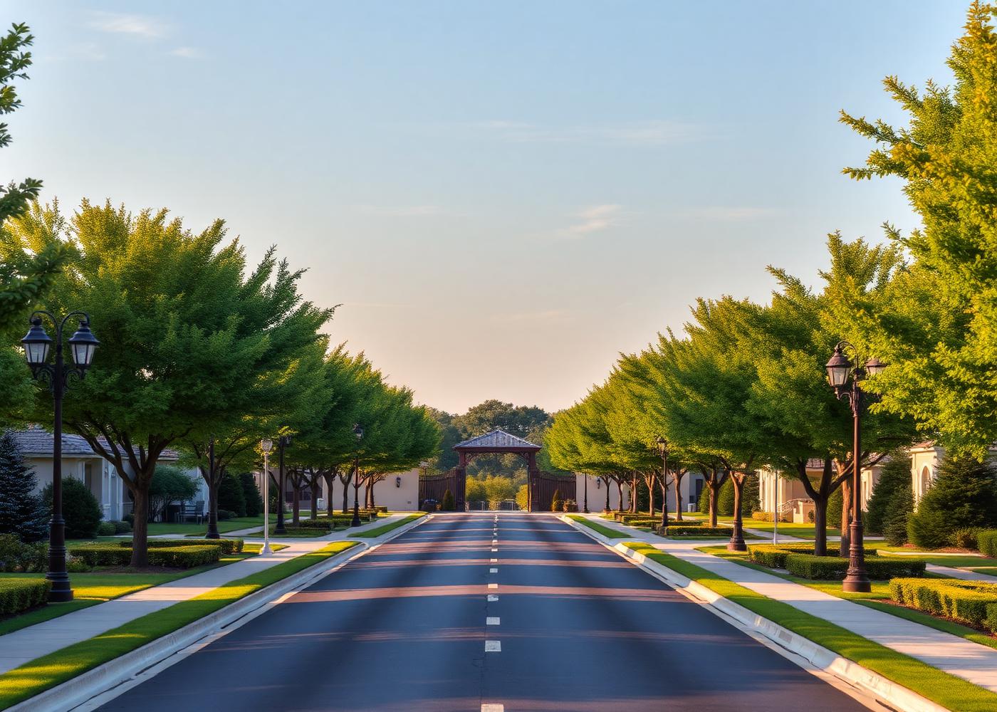 Tree-lined avenues at RPS Azalea Bahadurgarh